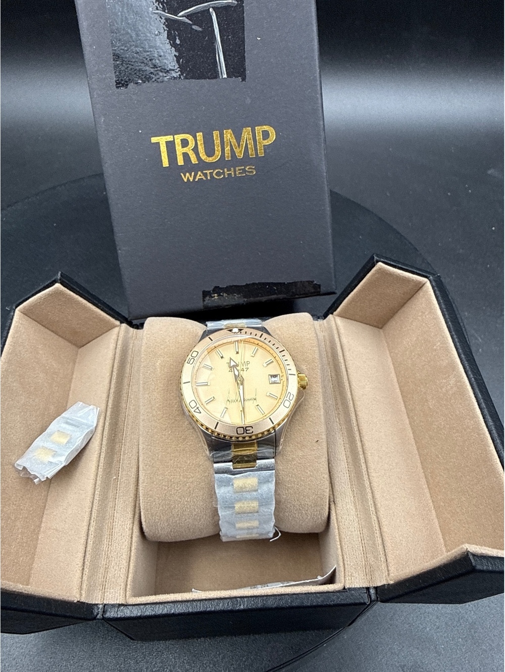 Trump 45-47 First Lady Almond Limited Edition Two Tone Gold Silver Watch